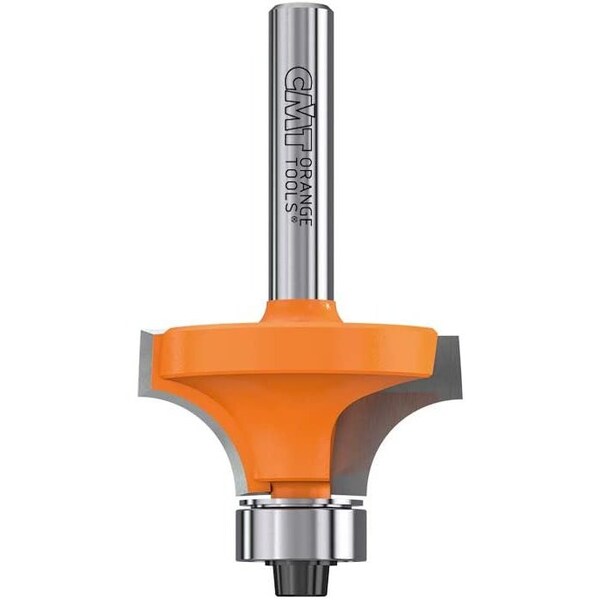Roundover Bit, 1/4-Inch Shank, 3/8-Inch Radius, Carbide-Tipped